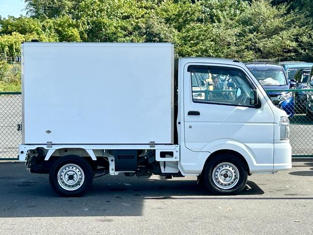 キャリイトラック 4WD 低温冷蔵冷凍車 -20℃設定 キャリイ食品シリーズ サーモキング冷凍機 片側スライドドア リヤロックロッド扉 キーレス PW バックカメラ ETC 助手席エアバッグ ABS 90度ストッパー 保冷カーテン 樹脂製スノコ 庫内ライト(12枚目)
