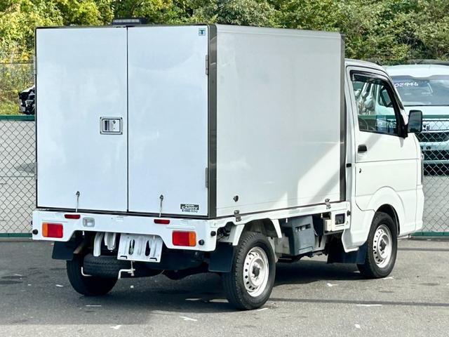 キャリイトラック 2WAY スタンバイ付き冷蔵冷凍車  -5℃設定 スズキ純正 キャリイ食品シリーズ 片側スライドドア リヤワンタッチ扉 外部電源用スタンバイケーブル キーレス パワーウィンドウ バックカメラ ETC ABS 左右90度ストッパー スノコ(5枚目)