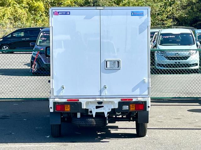 ハイゼットトラック スタンバイ付き冷蔵冷凍車 中温-5℃設定 2コンプ仕様 エレクール 2コンプレッサー仕様 片側スライドドア 外部電源用スタンバイケーブル スマートキー スマートアシスト プッシュスタート PW 障害物センサー 電動格納ミラー 左右90度ストッパー(13枚目)