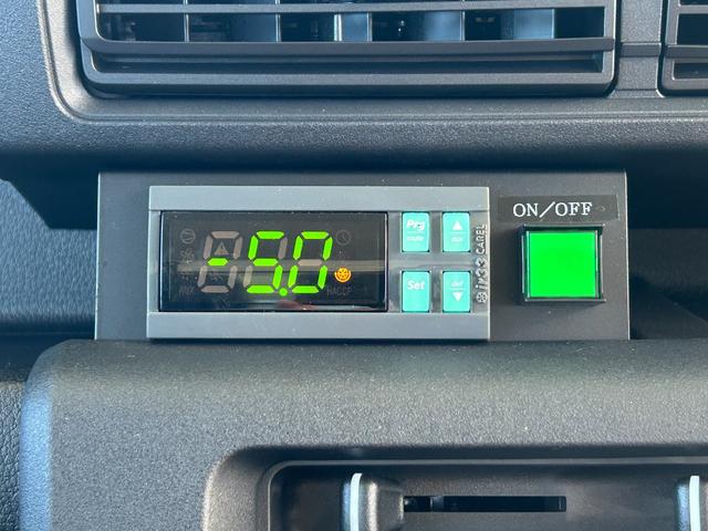 ハイゼットトラック スタンバイ付き冷蔵冷凍車 中温-5℃設定 2コンプ仕様 エレクール 2コンプレッサー仕様 片側スライドドア 外部電源用スタンバイケーブル スマートキー スマートアシスト プッシュスタート PW 障害物センサー 電動格納ミラー 左右90度ストッパー(27枚目)