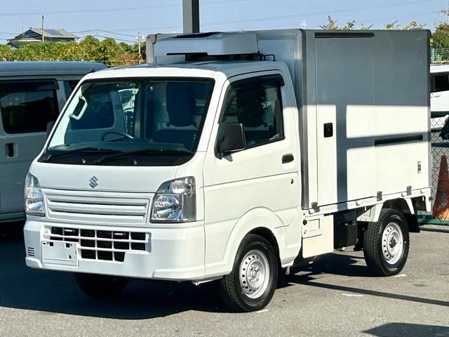 キャリイトラック 低温冷蔵冷凍車　－３０℃設定　　薄箱５０ｍｍ　菱重コールドチェーン冷凍機　２コンプレッサー仕様　片側スライドドア　リヤワンタッチ扉　ＥＴＣ　助手席エアバッグ　ＡＢＳ　左右９０度ストッパー　保冷カーテン　樹脂製スノコ　庫内ライト　荷箱カギ（8枚目）