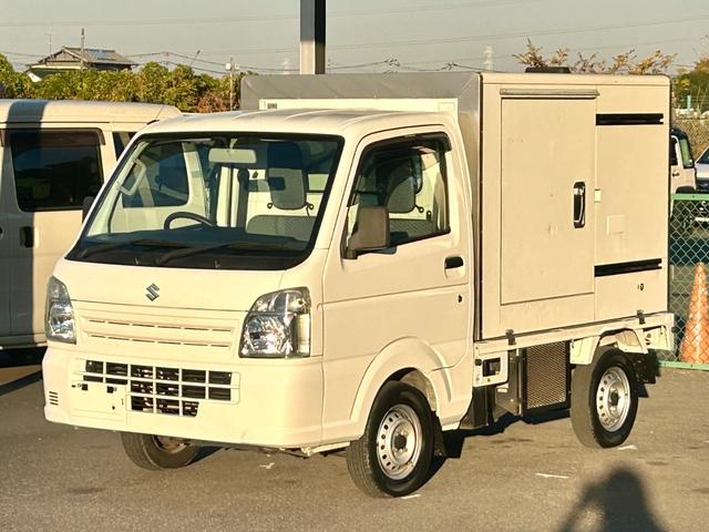 キャリイトラック 低温冷蔵冷凍車　－２０℃設定　キャリイ食品シリーズ　片側ドア　キャリイ食品シリーズ　サーモキング冷凍機　片側スライドドア　リヤロックロッド扉　キーレス　パワーウィンドウ　ＥＴＣ　スノコ　庫内ライト　荷箱カギ（8枚目）