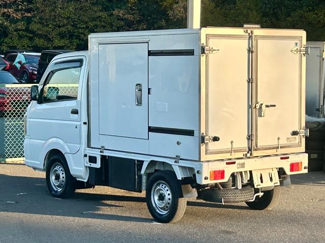 キャリイトラック 低温冷蔵冷凍車　－２０℃設定　キャリイ食品シリーズ　片側ドア　キャリイ食品シリーズ　サーモキング冷凍機　片側スライドドア　リヤロックロッド扉　キーレス　パワーウィンドウ　ＥＴＣ　スノコ　庫内ライト　荷箱カギ（15枚目）