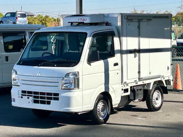 ミニキャブトラック 冷蔵冷凍車 中温-5℃設定 菱重コールドチェーン2コンプ仕様 2コンプレッサー冷凍機 片側スライドドア リヤワンタッチ扉 助手席エアバッグ ABS 90度ストッパー 樹脂製スノコ 庫内ライト 荷箱カギ(8枚目)
