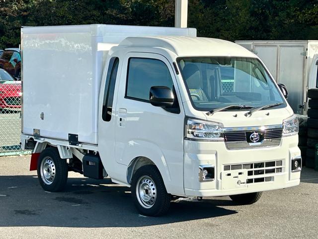 ハイゼットトラック ジャンボエクストラ 4WD 低温冷蔵冷凍車 -25℃設定 日章冷凍2コンプレッサー冷凍機 薄型エバポレータ 片側ドア リヤロックロッド扉 スマートキー PW スマアシ 電動格納ミラー 障害物センサー レーンキープアシスト(9枚目)