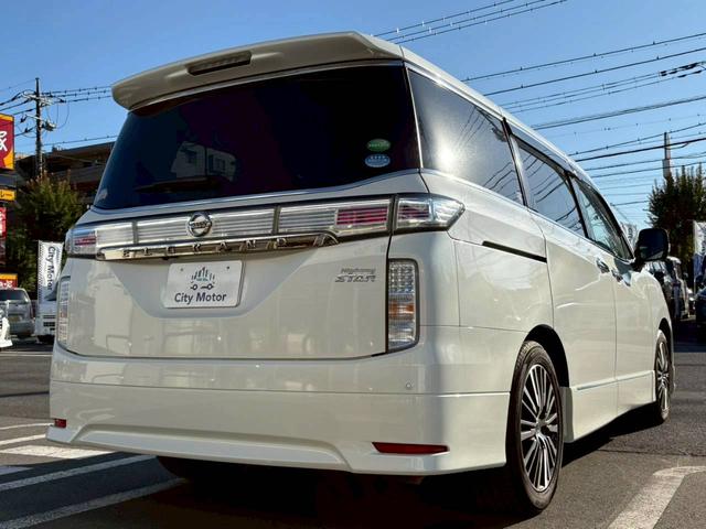 エルグランド ２５０ハイウェイスター　両側電動スライドドア　ハーフレザーシート　ナビ　全周囲モニター　ＴＶ　フリップダウンモニター　ＥＴＣ　純正アルミ　ヘッドライトＨＩＤ　１オーナー　クルーズコントロール　スマートキープッシュスタート（8枚目）