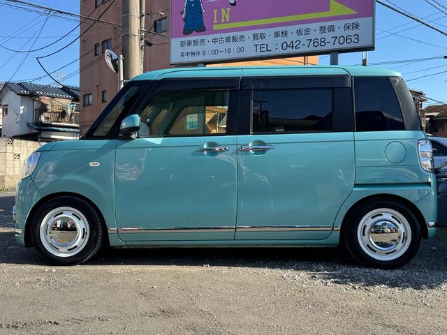 ムーヴキャンバス Ｇメイクアップ　ＳＡＩＩ　ナビ　Ｂカメラ　フルセグ　Ｂｌｕｅｔｏｏｔｈ　ＢＬＩＴＺ車高調　両側パワースライドドア　ドラレコ　ＥＴＣ　シートカバー　ＬＥＤヘッドライト（9枚目）