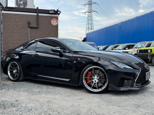ＲＣ Ｆ カーボンエクステリアパッケージ　純正ナビ　ＴＶ　Ｂカメラ　ＥＴＣ２．０　タナベ車高調　ＡＤＶＡＮ　Ｒａｃｉｎｇ　ＲＺ－ＤＦ２　ＡＤＶＡＮ　ＮＥＯＶＡ　ＡＤ０９　ＫＵＨＬマフラー　カーボンルーフ＆ボンネット＆Ｆ，Ｓスポイラー（3枚目）