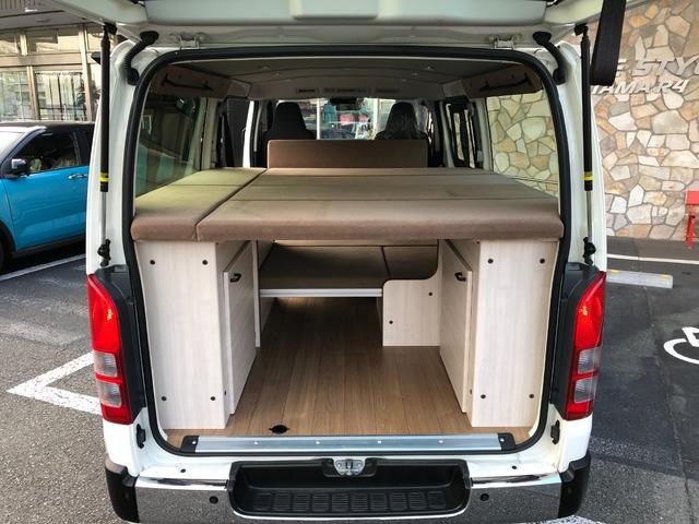 ハイエースバン ロングＤＸ　Ｃａｌ’ｓｍｏｔｏｒ　Ｃａｒｉｃａ　キャンピングカー仕様　ＡＬＰＩＮＥＢＩＧＸ　ＥＴＣ　ベッドキット　１６インチホイール　アラウンドビューモニター　カープレイ　プリクラッシュセーフティ（64枚目）