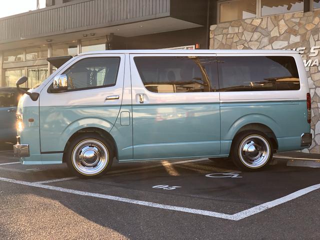 ハイエースバン スーパーＧＬ　ダークプライムＩＩ　Ｃａｌ’ｓｍｏｔｏｒ　Ｃａｒｉｃａ　両側パワスラ　Ｂカメ　クリアランスソナー　ＥＴＣ　パーキングサポートブレーキ　ホワイトリボンタイヤ　ムーンクロームホイール１６インチ（15枚目）