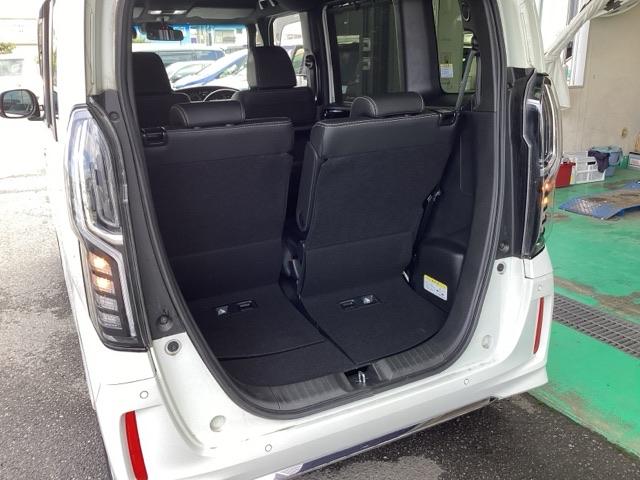 Ｎ－ＢＯＸカスタム ＥＸターボ　禁煙車　ワンオーナー　ホンダセンシング　純正８インチナビ　ミュージックサーバー　Ｂｌｕｅｔｏｏｔｈ　ＵＳＢ　フルセグ　リアカメラ　パドルシフト　シートヒーター　純正前後ドラレコ　両側電動ドア　ＬＥＤ（27枚目）
