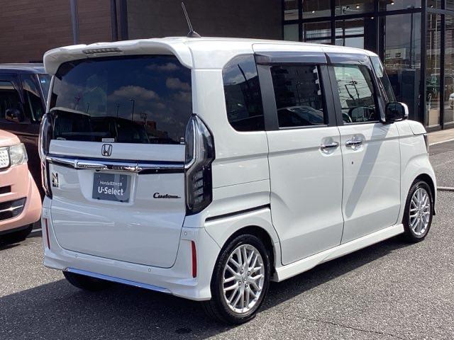 Ｎ－ＢＯＸカスタム ＥＸターボ　禁煙車　ワンオーナー　ホンダセンシング　純正８インチナビ　ミュージックサーバー　Ｂｌｕｅｔｏｏｔｈ　ＵＳＢ　フルセグ　リアカメラ　パドルシフト　シートヒーター　純正前後ドラレコ　両側電動ドア　ＬＥＤ（42枚目）