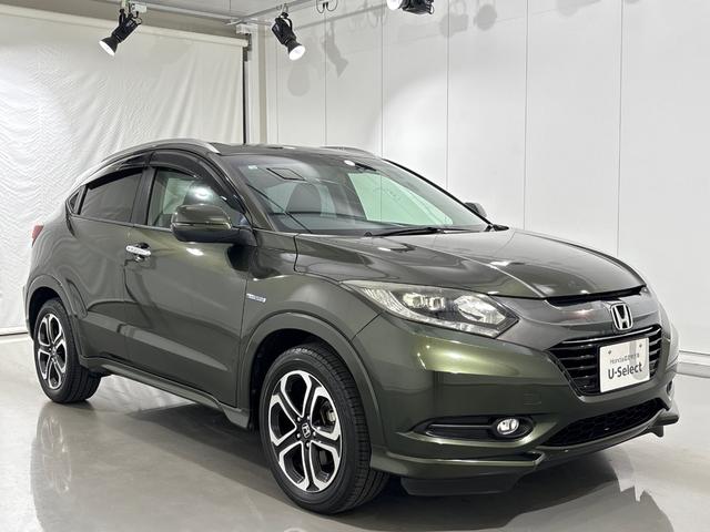 ヴェゼル ハイブリッドＺ　ワンオーナー　点検パック当社実施済み　純正ナビ　Ｂｌｕｅｔｏｏｔｈ　ＵＳＢ　フルセグ　リアカメラ　ＥＴＣ　衝突被害軽減ブレーキ　カーテンエアバッグ　シートヒーター　ＬＥＤ　純正１７インチアルミホイール（7枚目）