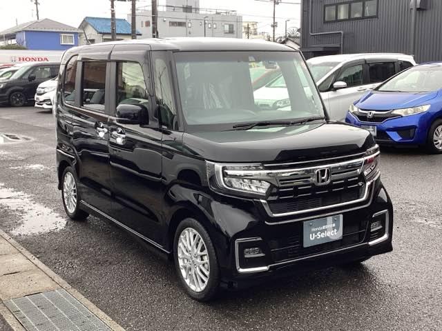 N-BOXカスタム Lターボ 禁煙車 ワンオーナー 点検パック当社実施済み 純正ナビ ミュージックサーバー Bluetooth USB フルセグ リアカメラ ETC パドルシフト 両側電動ドア サイドカーテンエアバッグ 1オーナー(42枚目)