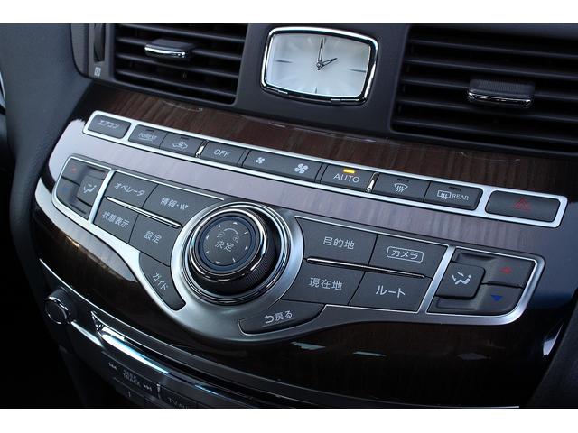 フーガハイブリッド VIP 後期型 メーカーナビ アラウンドビューモニター 茶革電動/オットマン/シートヒーター/エアシート レーダークルーズ 純正18インチAW エマージェンシーブレーキ 障害物センサー ドラレコ ETC(15枚目)