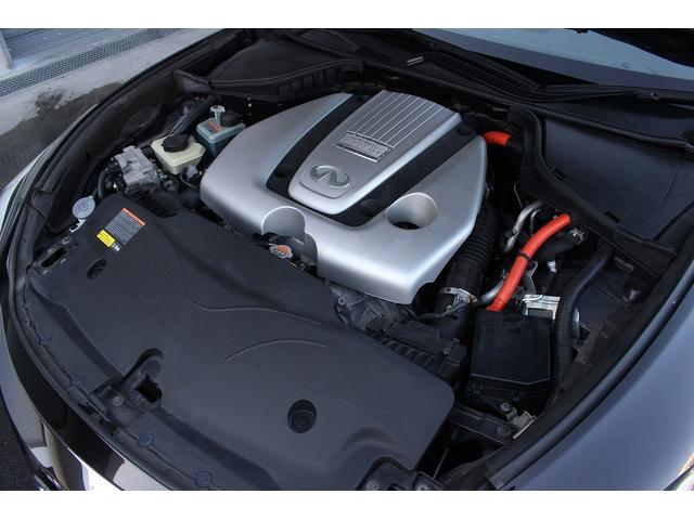 フーガハイブリッド VIP 後期型 メーカーナビ アラウンドビューモニター 茶革電動/オットマン/シートヒーター/エアシート レーダークルーズ 純正18インチAW エマージェンシーブレーキ 障害物センサー ドラレコ ETC(31枚目)