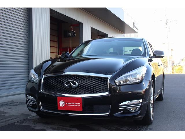 フーガハイブリッド VIP 後期型 メーカーナビ アラウンドビューモニター 茶革電動/オットマン/シートヒーター/エアシート レーダークルーズ 純正18インチAW エマージェンシーブレーキ 障害物センサー ドラレコ ETC(36枚目)