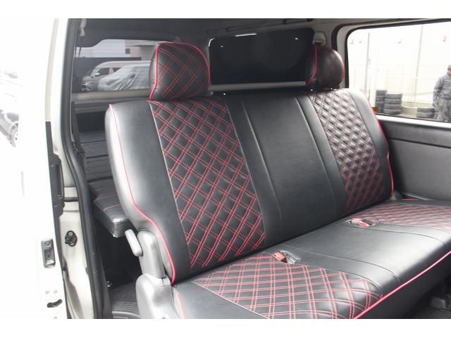 ハイエースバン ロングスーパーＧＬ　後期　ＷＡＬＤエアロ　ベットキット　社外２０ＡＷ　パイオニアナビ　ＣＤ／ＤＶＤ／Ｂｌｕｅｔｏｏｔｈ／バックカメラ　ＡＬＰＩＮＥ後席モニター　オートライト　ＬＥＤヘッドライト　黒革調シートカバー（8枚目）