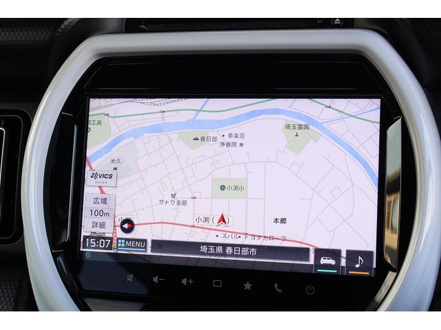 ハイブリッドXターボ 純正9インチメモリーナビ 全周囲 スズキセーフティサポート シートヒーター Bluetooth USB クリアランスソナー オートライト スマートキー&エンジンプッシュスタート ステアリングスイッチ(10枚目)