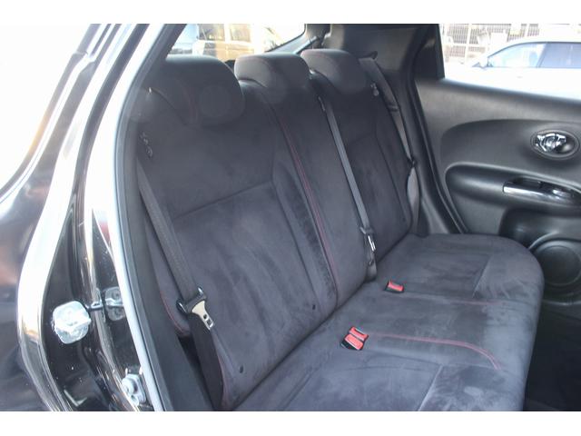 ジューク ニスモ RS RS専用サスペンション/フロントブレーキローター/リヤベンチレーテッドディスクブレーキ/赤塗装ブレーキキャリパー ニスモ専用レカロシート 社外ナビ フルセグTV ETC 全周囲カメラ(8枚目)