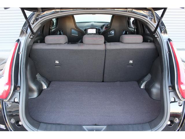 ジューク ニスモ RS RS専用サスペンション/フロントブレーキローター/リヤベンチレーテッドディスクブレーキ/赤塗装ブレーキキャリパー ニスモ専用レカロシート 社外ナビ フルセグTV ETC 全周囲カメラ(9枚目)