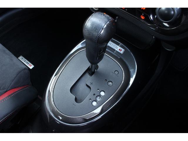 ジューク ニスモ RS RS専用サスペンション/フロントブレーキローター/リヤベンチレーテッドディスクブレーキ/赤塗装ブレーキキャリパー ニスモ専用レカロシート 社外ナビ フルセグTV ETC 全周囲カメラ(15枚目)
