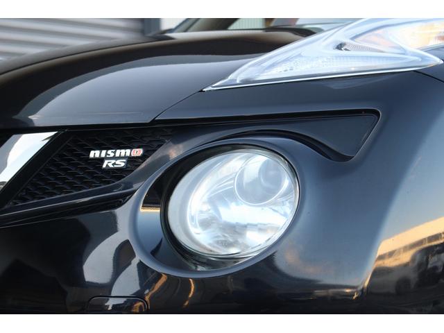 ジューク ニスモ RS RS専用サスペンション/フロントブレーキローター/リヤベンチレーテッドディスクブレーキ/赤塗装ブレーキキャリパー ニスモ専用レカロシート 社外ナビ フルセグTV ETC 全周囲カメラ(24枚目)