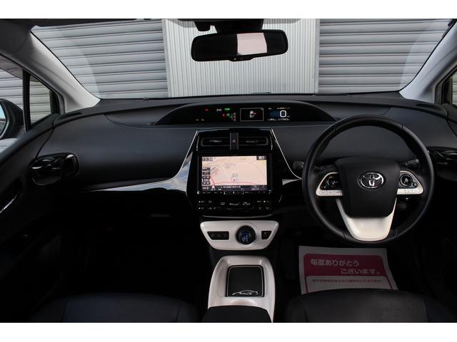 プリウス Aツーリングセレクション モデリスタF/S/Rエアロ アルパイン9インチナビ バックカメラ フルセグTV Bluetooth接続 ETX 革シート シートヒーター レーダークルーズコントロール コーナーセンサー LEDライト(5枚目)