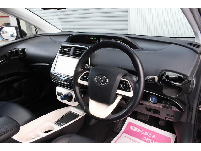 プリウス Aツーリングセレクション モデリスタF/S/Rエアロ アルパイン9インチナビ バックカメラ フルセグTV Bluetooth接続 ETX 革シート シートヒーター レーダークルーズコントロール コーナーセンサー LEDライト(6枚目)