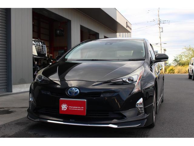 プリウス Aツーリングセレクション モデリスタF/S/Rエアロ アルパイン9インチナビ バックカメラ フルセグTV Bluetooth接続 ETX 革シート シートヒーター レーダークルーズコントロール コーナーセンサー LEDライト(32枚目)