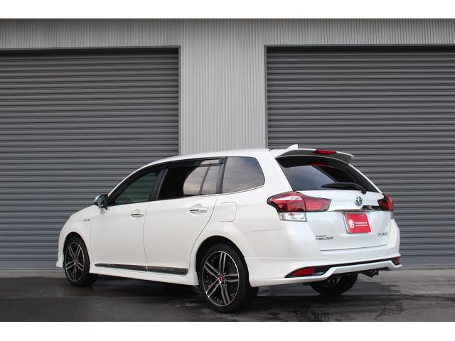 カローラフィールダー ハイブリッドG ダブルバイビー 後期 モデリスタフロント/サイド/リアエアロ トヨタセーフティセンス LEDヘッドライト 社外17インチアルミ 社外ナビ バックカメラ フルセグTV Bluetooth ハーフレザー シートヒーター(4枚目)