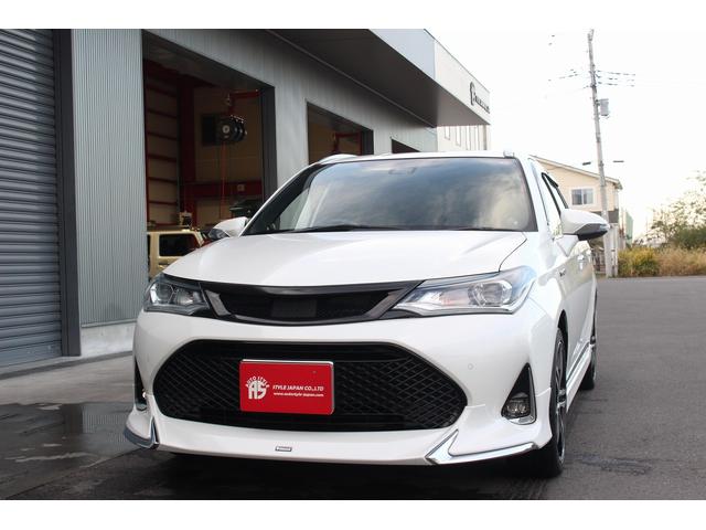 カローラフィールダー ハイブリッドG ダブルバイビー 後期 モデリスタフロント/サイド/リアエアロ トヨタセーフティセンス LEDヘッドライト 社外17インチアルミ 社外ナビ バックカメラ フルセグTV Bluetooth ハーフレザー シートヒーター(35枚目)