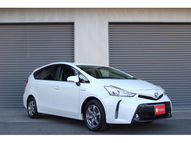 プリウスアルファ S 後期 7人乗り 社外ナビ 後席モニター バックカメラ フルセグTV Bluetooth ETC スマートキー ステアリングスイッチ 社外16インチアルミ LEDフォグ オートライト(2枚目)