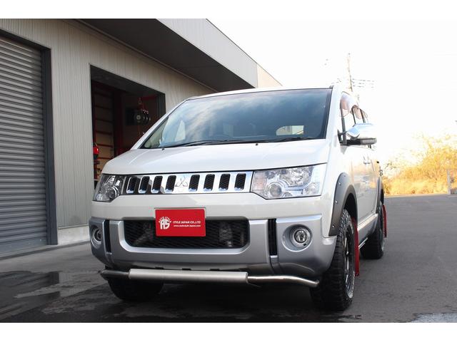 デリカD:5 D パワーパッケージ 1オーナー フロント/リアガードバー JAOSマッドフラップ オーバーフェンダー 社外マフラー 電動ステップ 社外16インチAW 両側パワースライドドア 社外ナビ バックカメラ フルセグ シートヒータ(35枚目)