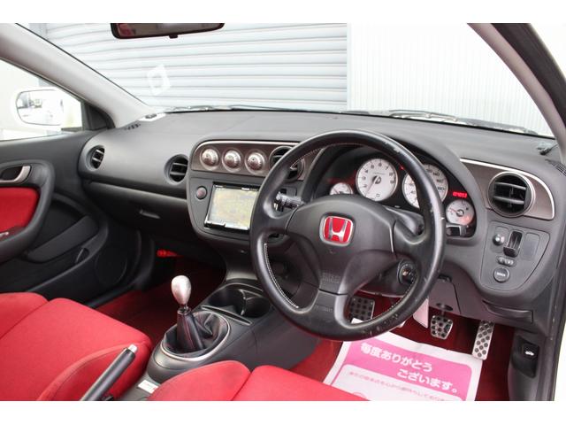 インテグラ タイプR 後期型 6MT 無限スポーツマフラー 純正レカロシート 純正17インチアルミ HIDヘッドライト 社外ナビ バックカメラ ETC キーレスキー DVD再生(6枚目)