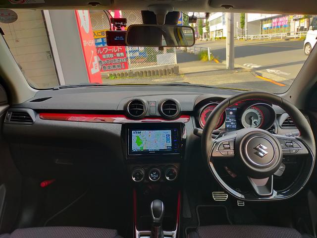 スイフトスポーツ ベースグレード ワンオーナー 禁煙 衝突被害軽減ブレーキ BSM ナビ フルセグ バックカメラ DVD再生 Bluetooth 前後ドラレコ ETC アダプティブクルコン LEDライト パドルシフト シートヒーター(11枚目)