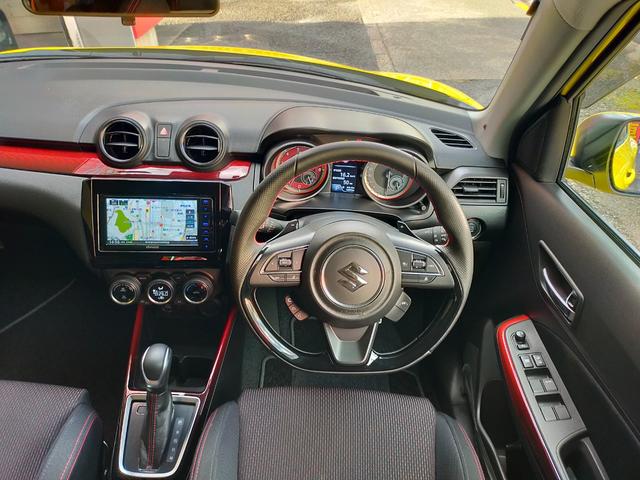 スイフトスポーツ ベースグレード ワンオーナー 禁煙 衝突被害軽減ブレーキ BSM ナビ フルセグ バックカメラ DVD再生 Bluetooth 前後ドラレコ ETC アダプティブクルコン LEDライト パドルシフト シートヒーター(34枚目)