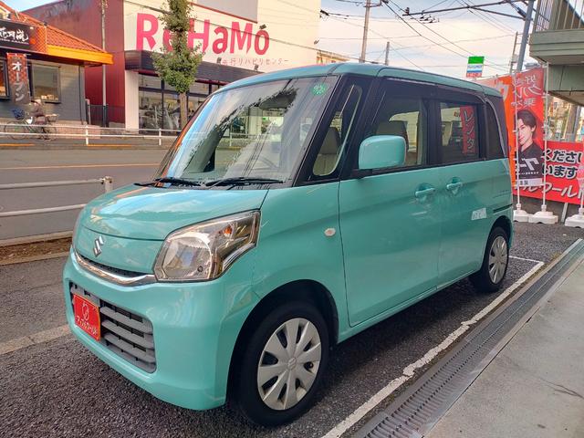 スペーシア G ワンオーナー 禁煙 エネチャージ 両側スライドドア 純正ナビ 地デジフルセグテレビ DVD再生 Bluetooth対応 ETC シートヒーター プッシュスタート スマートキー2個 記録簿7枚(5枚目)