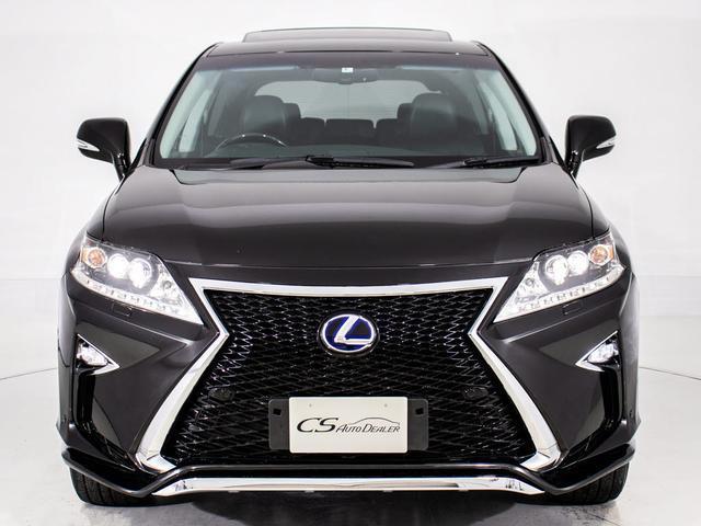 RX450h バージョンL (現行Fスポーツ仕様)/(禁煙車)/(サンルーフ)/本革シート/冷暖房シート/HDDナビ/パワーバックドア/クルーズコントロール/クリアランスソナー/サイドバックカメラ/ETC/LEDヘッドライト(4枚目)