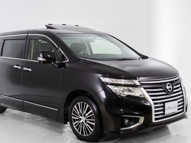 エルグランド ２５０ハイウェイスター　（禁煙車）（ツインサンルーフ）後席モニター／両側電動スライドドア／日産純正ＨＤＤナビ／ハーフレザーシート／クリアランスソナー／ＡＣ１００Ｖ電源／後席オットマン／Ｂｌｕｅｔｏｏｔｈ接続／ビルトインＥＴＣ（14枚目）