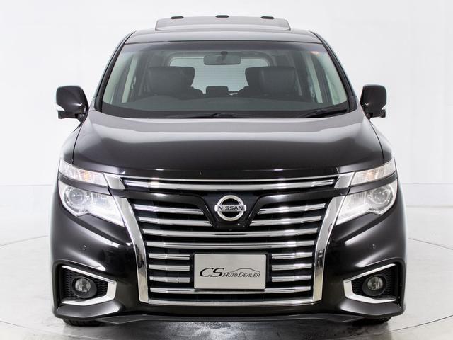 エルグランド ２５０ハイウェイスター　（禁煙車）（ツインサンルーフ）後席モニター／両側電動スライドドア／日産純正ＨＤＤナビ／ハーフレザーシート／クリアランスソナー／ＡＣ１００Ｖ電源／後席オットマン／Ｂｌｕｅｔｏｏｔｈ接続／ビルトインＥＴＣ（17枚目）