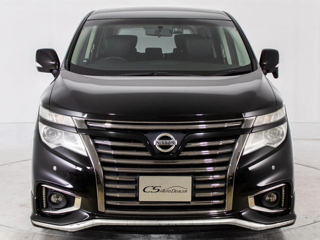 エルグランド ２５０ハイウェイスターＳ　アーバンクロム　（禁煙車）（後席モニター）両側電動スライドドア／クルーズコントロール／バックカメラ／クリアランスソナー／ハーフレザーシート／ＬＥＤヘッドライト／Ｂｌｕｅｔｏｏｔｈ接続／フルセグＴＶ後席オットマン（12枚目）