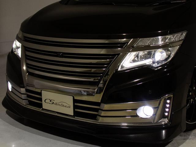 エルグランド ライダー　ハイパフォーマンススペック　ブラックライン　（ＢＯＳＥサウンド）全周囲カメラ／ＴＥＩＮ車高調／ＡＹＳ１９インチホイール／黒本革シート／後席モニター／両側電動スライドドア／パワーバックドア／ＡＣ１００Ｖ電源／専用マフラー・ＥＣＵ／ＥＴＣ／純正ナビ（14枚目）