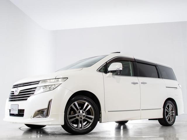 エルグランド ３５０ハイウェイスターアーバンクロム　（ツインサンルーフ）（両側電動スライドドア）（パワーバックドア）（ハーフレザーシート）後席モニタ／バックカメラ／後席オットマン／フルセグＴＶ／Ｂｌｕｅｔｏｏｔｈ接続／ＡＬＰＩＮＥ製ＨＤＤナビゲーション（11枚目）