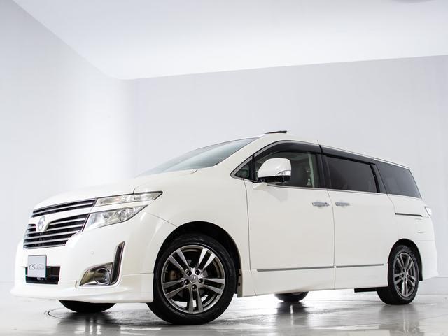 エルグランド ３５０ハイウェイスターアーバンクロム　（サンルーフ）（８人乗りフルフラットシート）全周囲カメラ／後席モニター／両側電動スライドドア／日産純正ＨＤＤナビ／ＡＣ１００Ｖ電源／ハーフレザーシート／クリアランスソナー／パワーバックドア／フルセグ（11枚目）