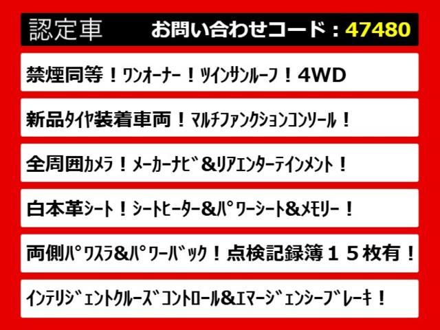 エルグランド ＶＩＰ　（点検整備記録簿１５枚）（ツインサンルーフ）白本革シート／保冷温庫／インテリジェントクルーズコントロール／エマージェンシーブレーキ／後席モニター／両側自動ドア／パワーバックドア／ＡＣ１００Ｖ電源（6枚目）