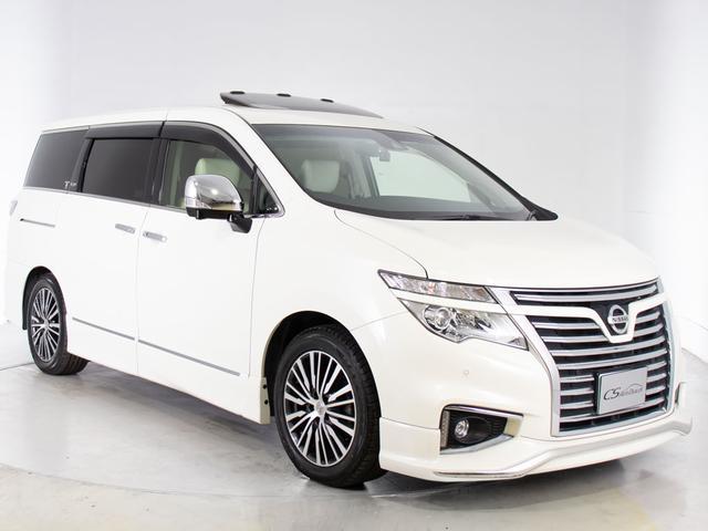 エルグランド ＶＩＰ　（点検整備記録簿１５枚）（ツインサンルーフ）白本革シート／保冷温庫／インテリジェントクルーズコントロール／エマージェンシーブレーキ／後席モニター／両側自動ドア／パワーバックドア／ＡＣ１００Ｖ電源（17枚目）