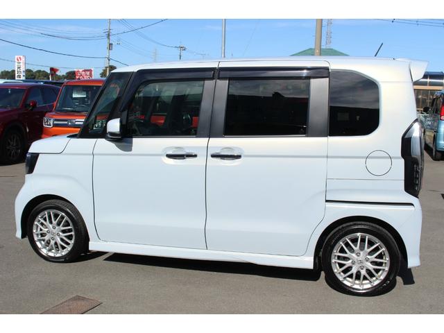 N-BOXカスタム Lターボ 全国対応2年保証付 車検整備付 衝突軽減ブレーキ ナビTVバックモニター 両側パワースライドドア ETCスマートキー ハーフレザー Bluetooth接続 純正アルミホイール ターボ コーナーセンサー(18枚目)