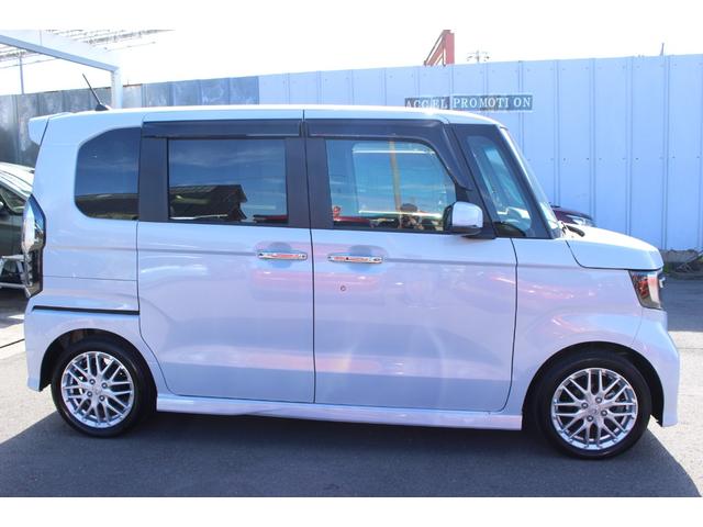 N-BOXカスタム Lターボ 全国対応2年保証付 車検整備付 衝突軽減ブレーキ ナビTVバックモニター 両側パワースライドドア ETCスマートキー ハーフレザー Bluetooth接続 純正アルミホイール ターボ コーナーセンサー(19枚目)