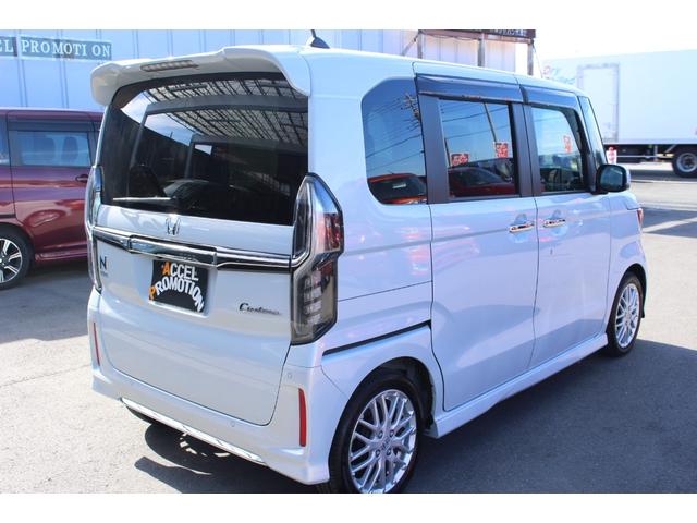 N-BOXカスタム Lターボ 全国対応2年保証付 車検整備付 衝突軽減ブレーキ ナビTVバックモニター 両側パワースライドドア ETCスマートキー ハーフレザー Bluetooth接続 純正アルミホイール ターボ コーナーセンサー(36枚目)